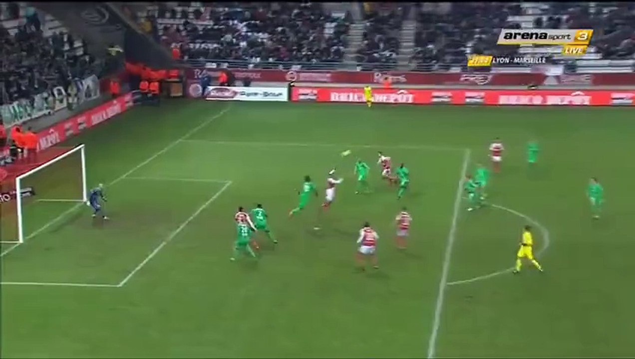Aissa Mandi Goal Vs Saint Etienne 24/01/2016