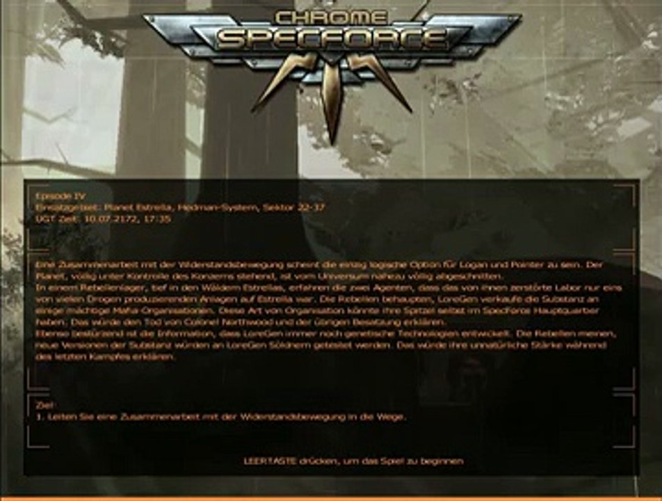 Let's Play Chrome Specforce (HD&Uncut) #9-Mission 3-1