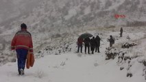 Erzurum - Dağcılar, Buz Tutan Şelalelere Tırmandı