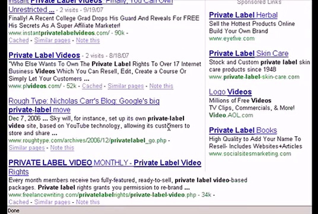 PLR Product Ideas Part 5 - PLR Video (Private Label Rights Video)