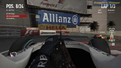 F1 2010 - Monaco GP - Crazy crashes