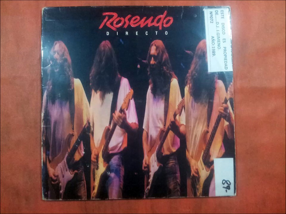ROSENDO.''DIRECTO.''.(QUE DESILUSION.)(12'' LP.)(1989.)