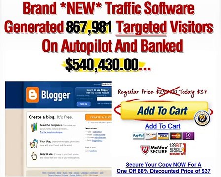 Auto Mass Traffic Generation Software (clickbank)