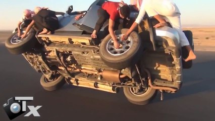 Orang Arab Gila ganti Roda sambil Ngebut kecepatan tinggi HD video_ By Toba.tv