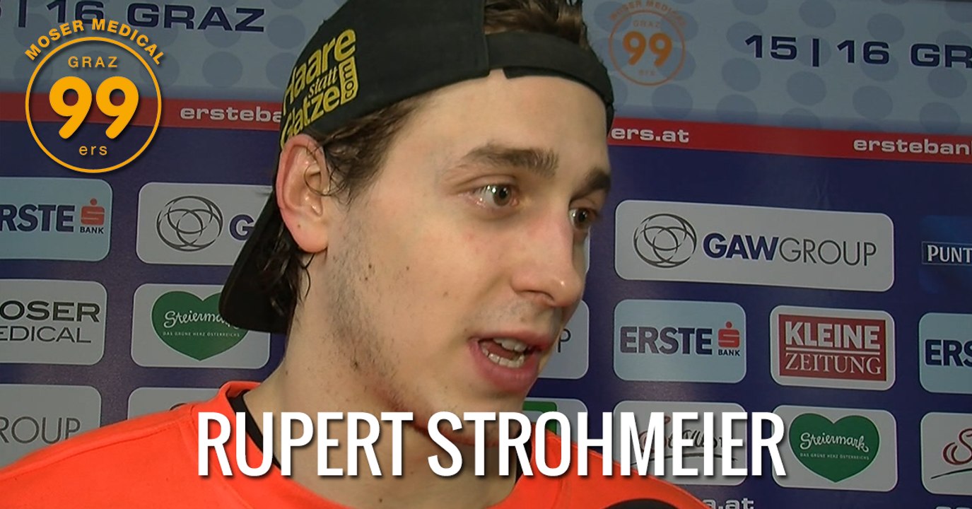 'Jetzt ist jeder sprachlos in der Kabine' - Rupert Strohmeier Graz 99ers
