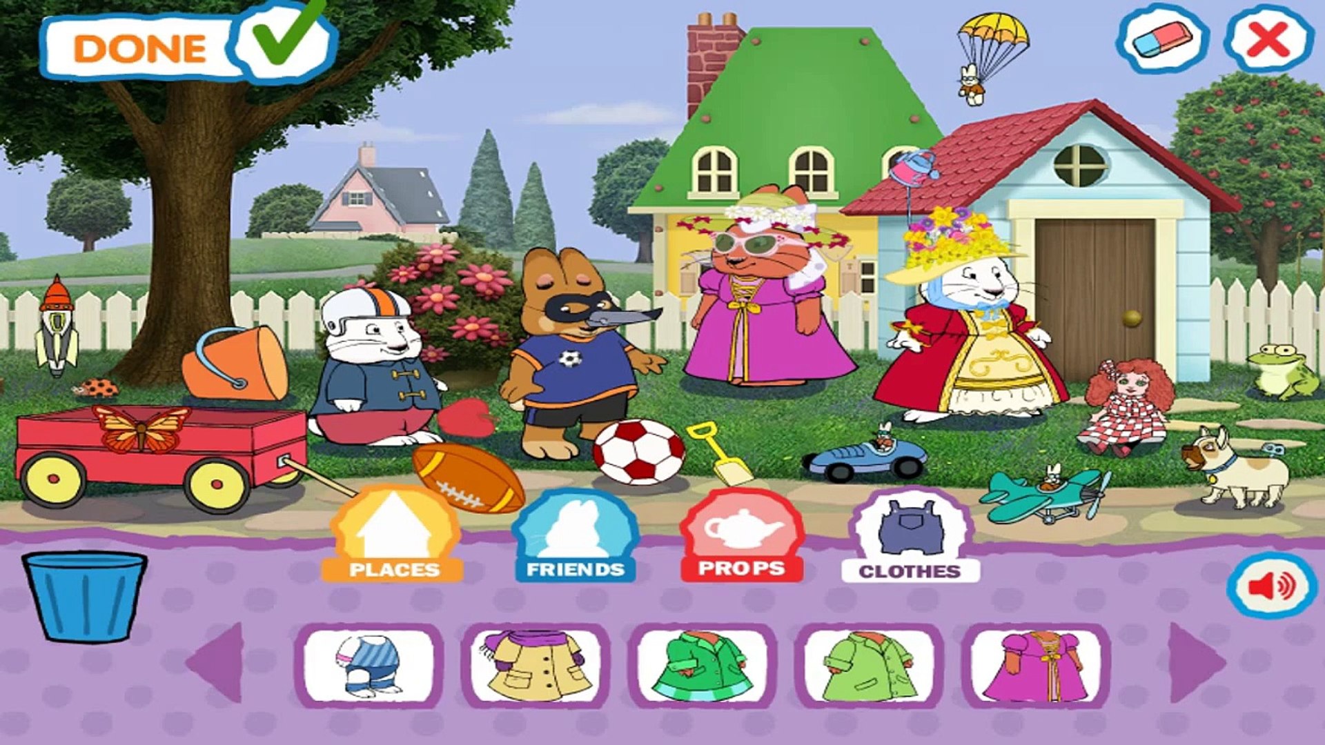 Max and ruby - bunny make believe funny game ( full episode game) hd -  dailymotion video