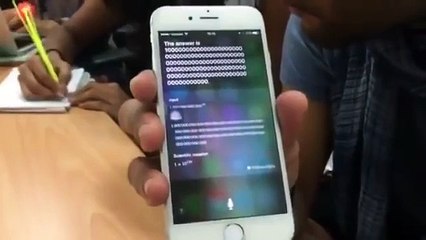 Siri becomes a metronome to an Indian song- Nice