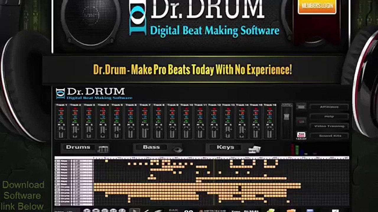 Dr Drum - Beat Making Software For Beginners
