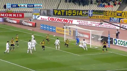 19η αγ._ ΑΕΚ-ΠΑΟΚ 1-0 (HL) - Video Dailymotion