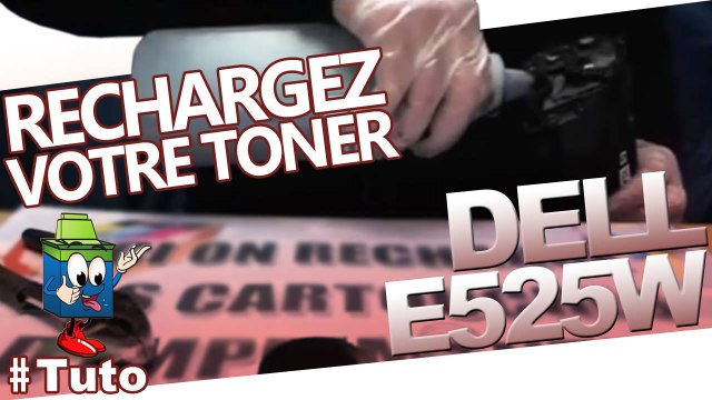 Comment recharger une toner cartouche Dell E525W