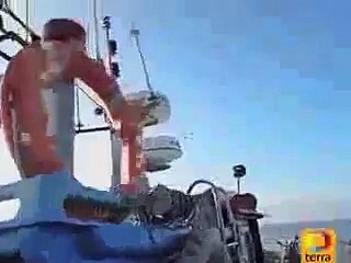 Fighters pursued a UFO in the sea