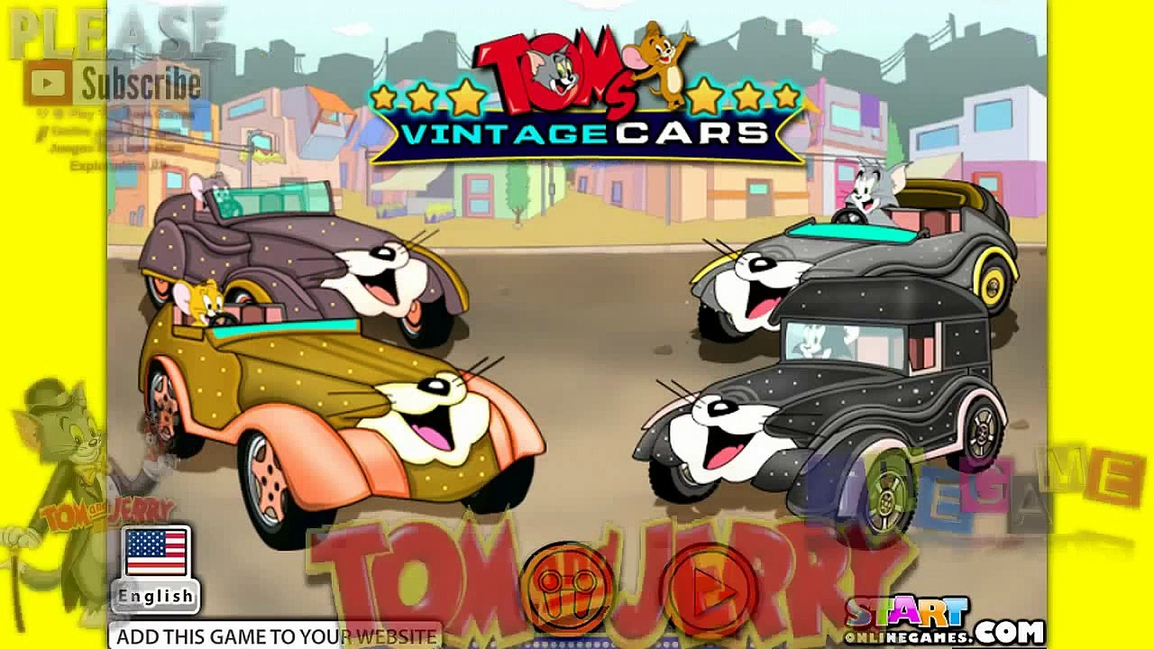 Tom and Jerry Games online Car Racing- Jeux en ligne pour enfants -
