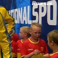 Kids react in the craziest ways when they meet footballers...