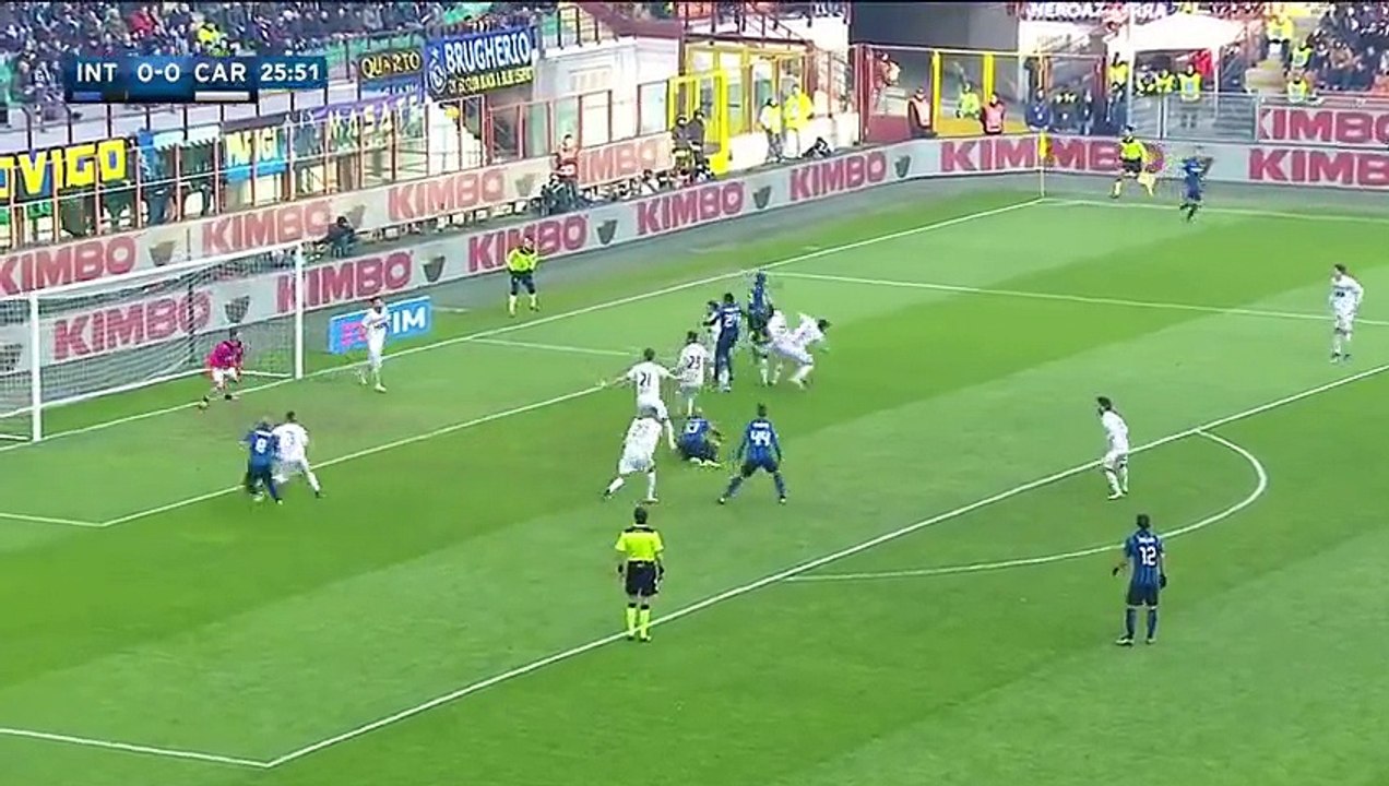 Inter Milan vs Carpi 1-1 ~ All Goals & Highlights