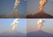 Several Eruptions at Mexico's Colima Volcano
