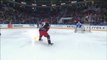 Hockey Player tries to Shot with Stick on Fire! NHL All Star Game