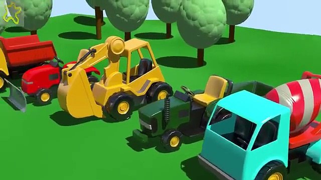 Çizgi film - İş makineleri - Kamyon Bölüm 7 (Sayılar öğreniyoruz)