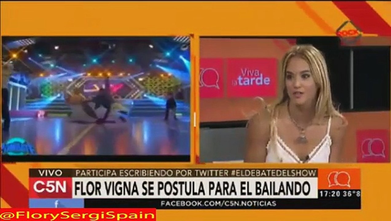 Entrevista de Flor Vigna en "Viva la Tarde" CN5 24-01-16