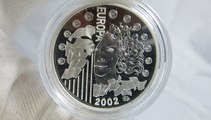 Euro Proof Silver Coin France Europa