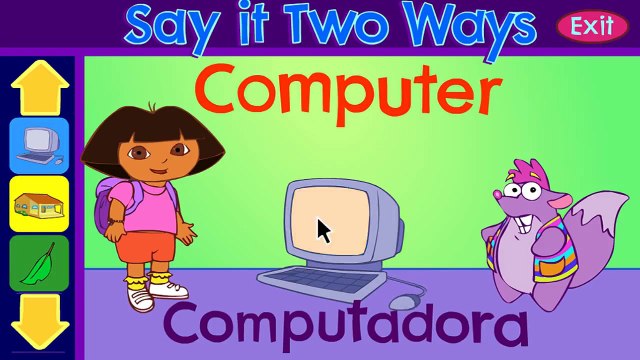 Dora The Explorer - Doras Say It Two Ways (English and Spanish Versoins) HD