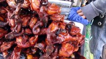 Cambodian foods selling along the road in Phnom Penh | Street food in Cambodia