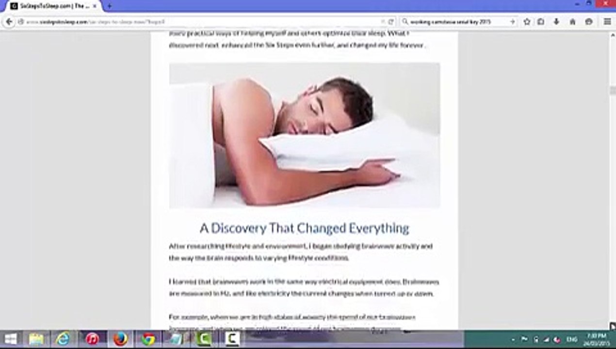 Cure to sleep insomnia - Six steps to sleep!