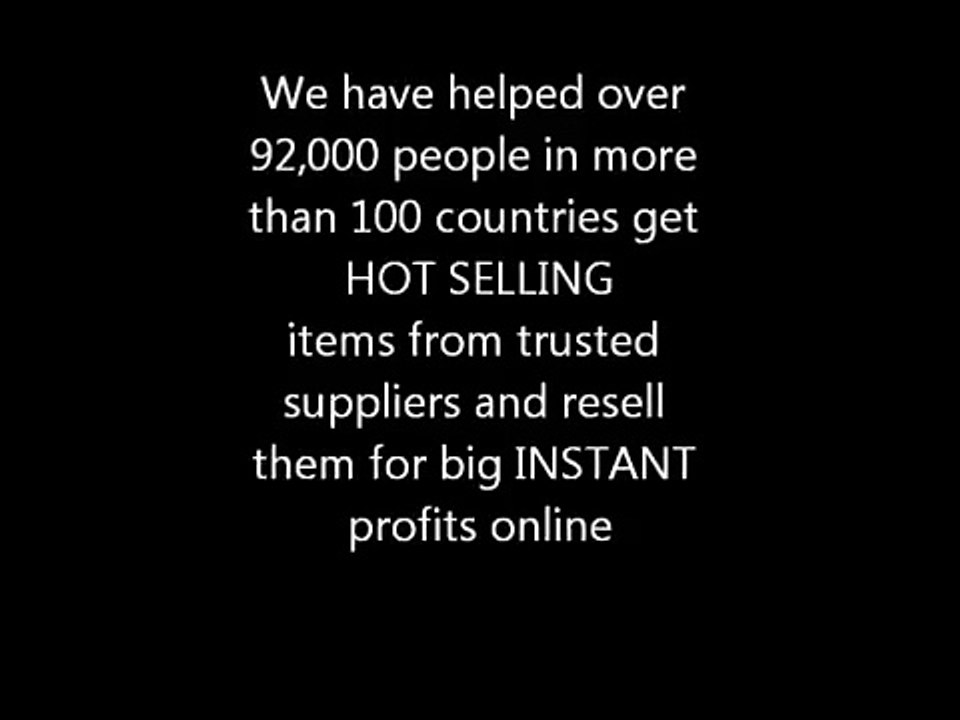 SaleHoo! Dropshipper & wholesale suppliers.