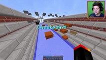 Minecraft TEN SECOND PARKOUR! (Custom Challenge Map) w/PrestonPlayz