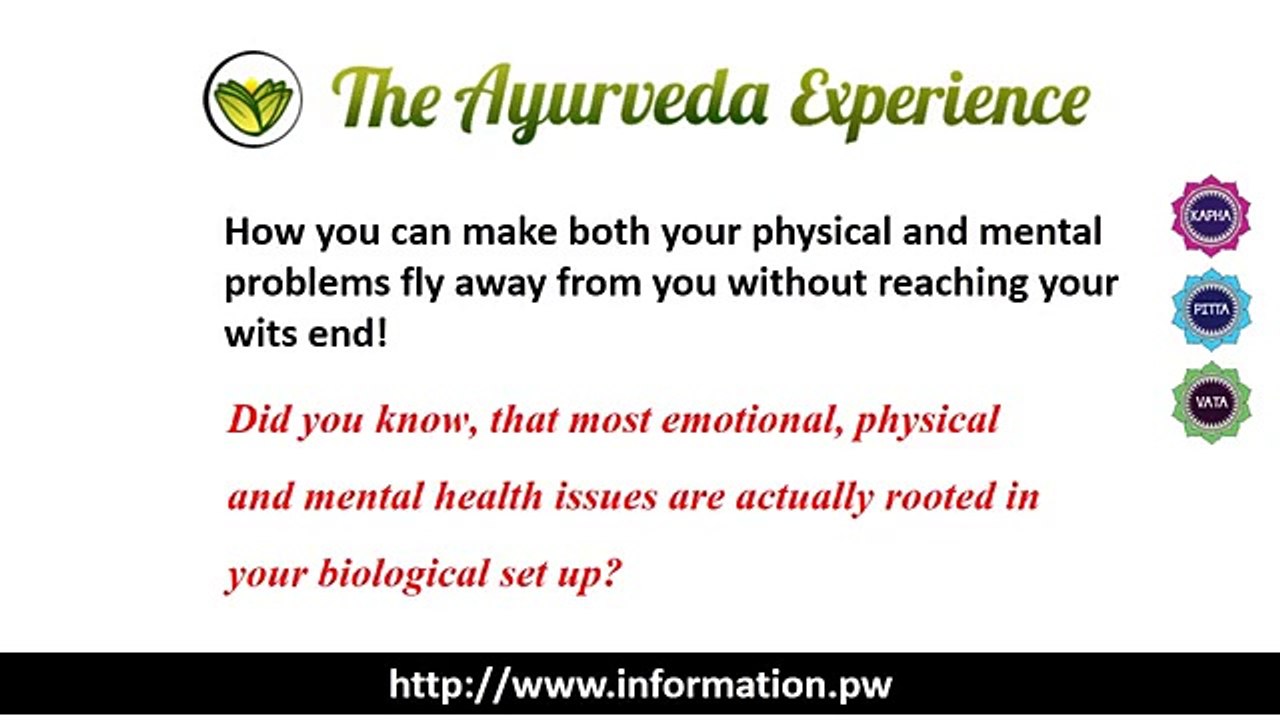 Ayurveda Experience - Discover the Simple 3 Steps