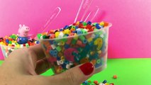 Rainbow Dippin' Dot Surpris Toy Hell Kitty Peppa Pig Masha  Medved Toy Videos