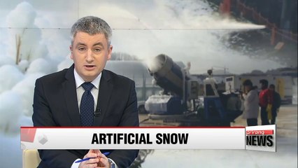 Artificial snow replacing the real stuff in Korea