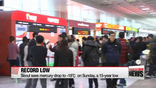 Severe cold wave grips Korea, Asia and eastern United States