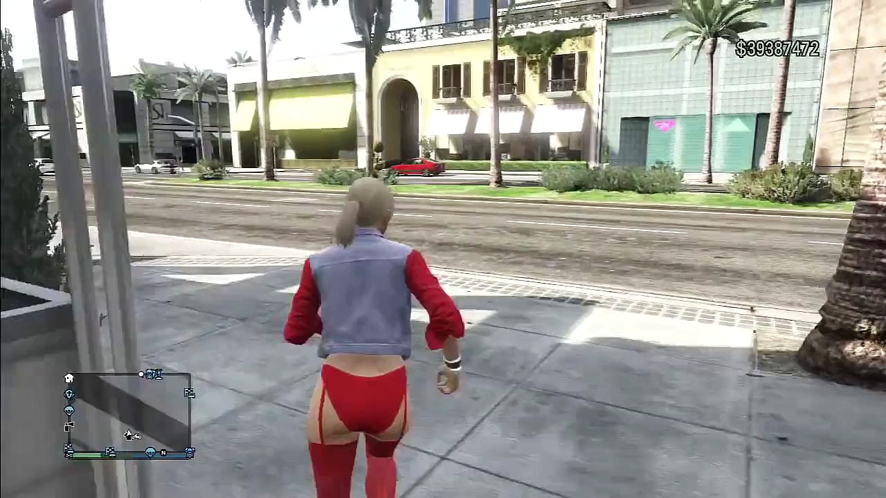 【GTAオンライン】上半身裸の女性
