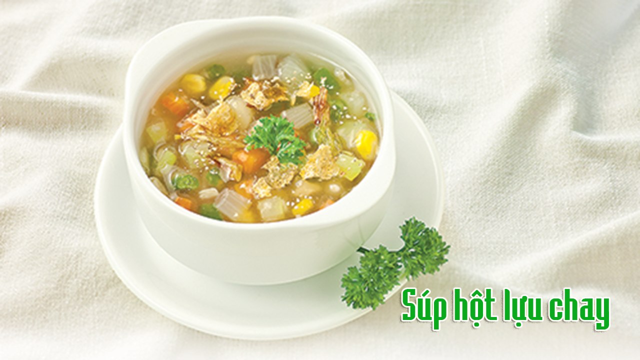 Súp hột lựu chay