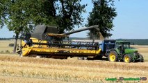 Moisson BIG Harvest 2015 | NEW HOLLAND CR9.80 CX8080 | JOHN DEERE 8420 7710 7720 Tractors