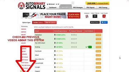 Auto Binary Signals in Action - Earn $70 every 60sec Binary Options Trading!