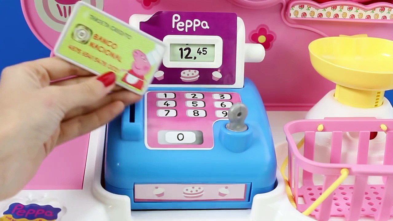 Peppa Pig Pastelería Bakery Set Juguete d Peppa Pig Cooking Peppa Pig Pastry Shop Cas Register