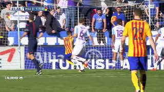 Barcelona vs Málaga 2-1 All Goals 23-1-2016 HD