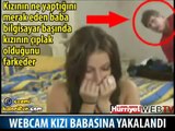 Webcam'de Soyunan Kızı babası yakaladı