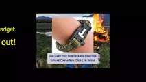 FREE New Survival Gadget Firekable Paracord Bracelet FREE Nifty Little Survival Tool