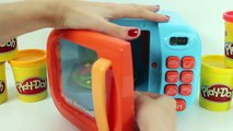 Just Lik Hom Microwav Oven Toy Play-Do Kitchen Toy Cutting Food Cooking Playset Toy Videos