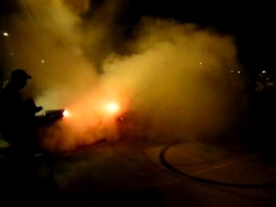 Le mans 2007 Burn en rond