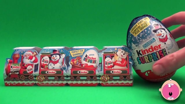 Opening a Christma Kinde Surpris Egg Train! And a Giant Kinde Surpris Egg!
