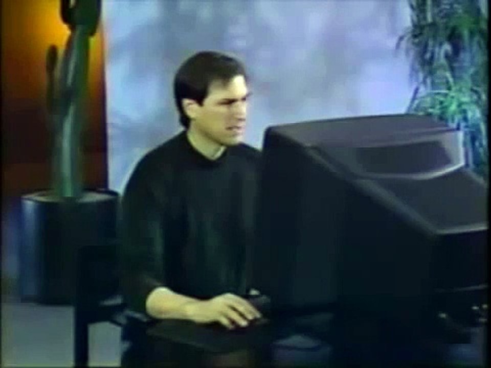 Steve Jobs demos NeXT Interpersonal Computing (1990)