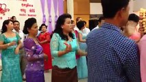 Khmer wedding party celebration and dancing | Cambodian people dancing party