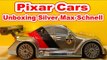 Pixar Cars Unboxing Silver Edition Max Schnell WGP Race Car by Top YouTube Channel for Kids PCTFF