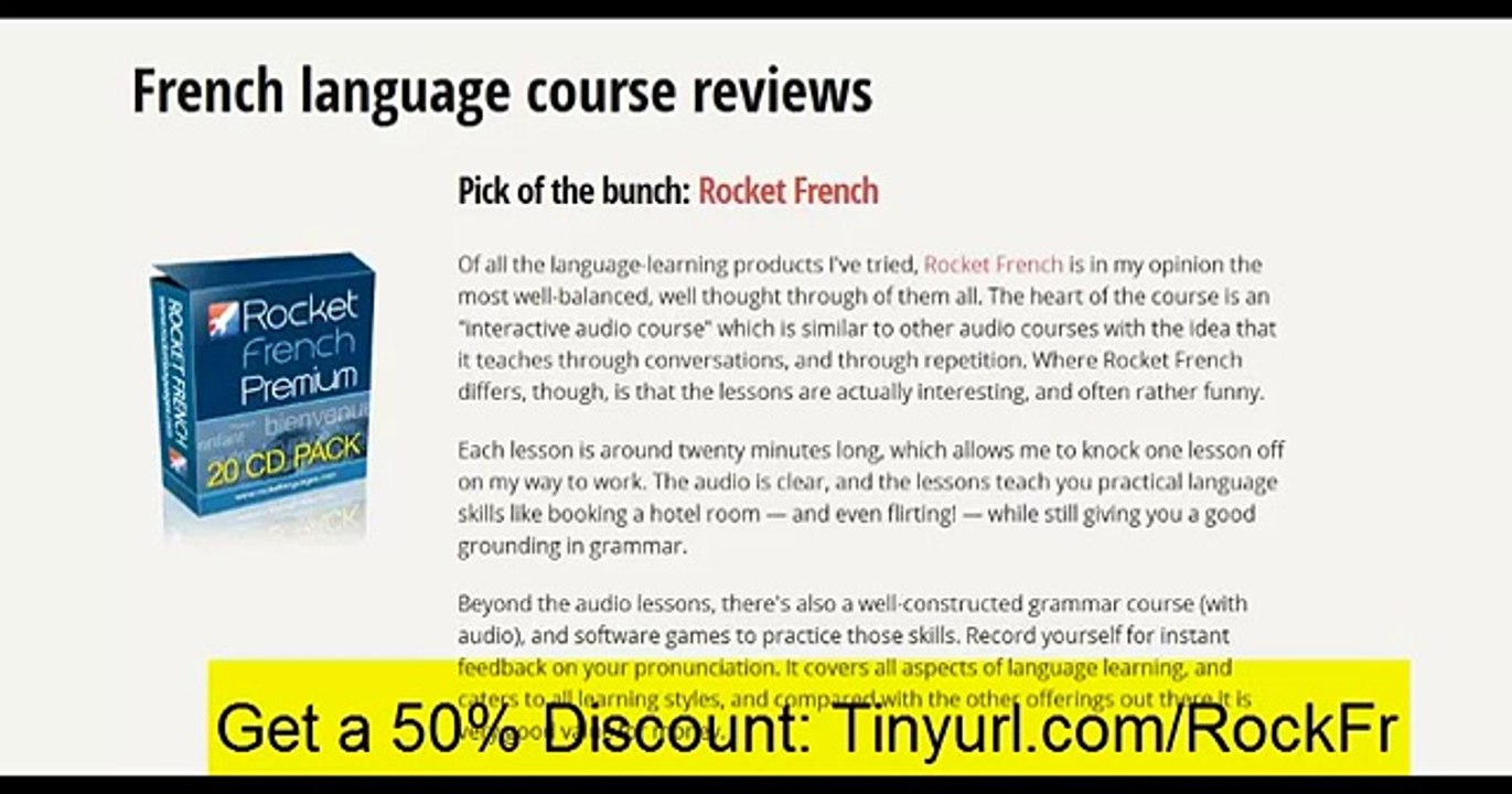 Rocket French Review From Premium Login