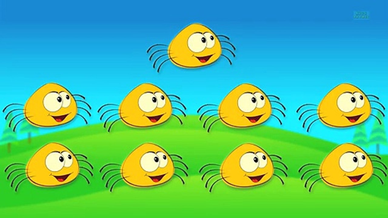 Spiders Numbers | Learn numbers from 1 to 15