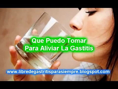 Libre De Gastritis Que puedo tomar para la gastritis