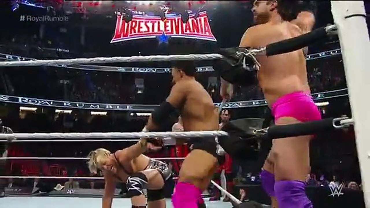 Fatal 4-Way Royal Rumble Qualifying Tag Team Match: Royal Rumble 2016 Kickoff (World Music 720p)